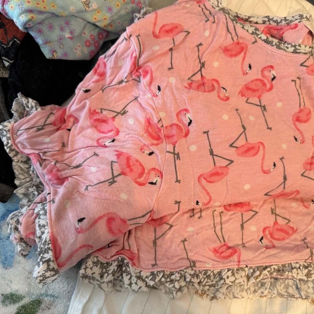Secret Treasures Pink Flamingo Pajamas - Picture 7 of 16